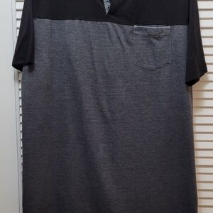 Swiss Cross Classic Black and Gray Men's Polo Shirt